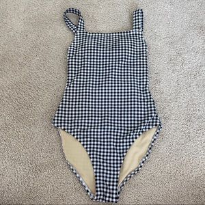 Old Navy Gingham One Piece Swimsuit